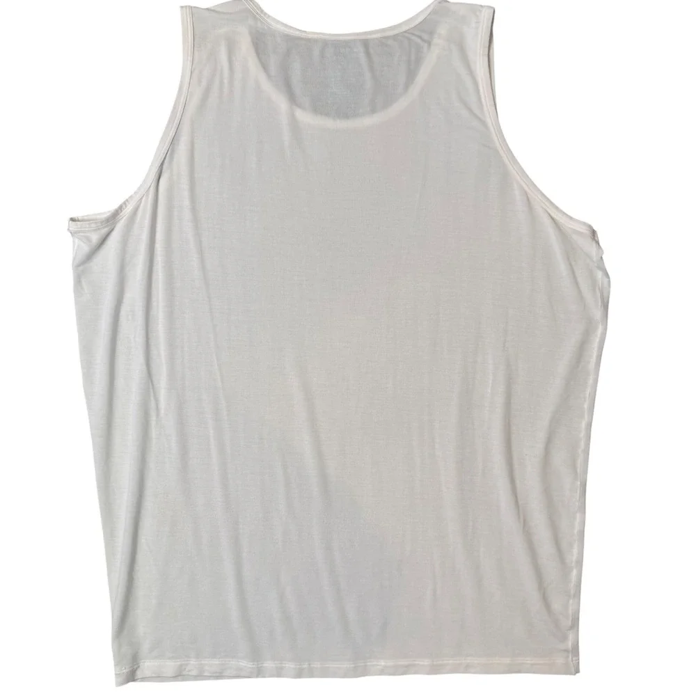 Tommy John Second Skin Tank Top Mens 3XL White Micro Modal Stretch Undershirt